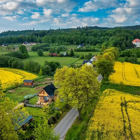 Sudecki Dym Z Kominkiem Kolo Karpacza. Prázdninový dům Janowice Wielkie